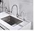 Apaix Drinking Water Faucet Brushed Stainless Steel, Kitchen Water Purifier Faucet for Non-Air Gap Reverse Osmosis Water Filtration System