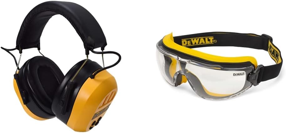DEWALT Hearing Protection, Black/Yellow, One Size