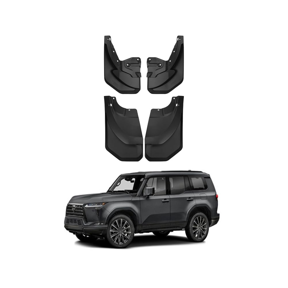 Garde-boue Lexus GX 2024-2026 accessoire auto kit bavettes 4PC - 8