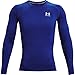 Under Armour Men's Armour HeatGear Compression Long-Sleeve T-Shirt , Royal Blue (400)/White, Small