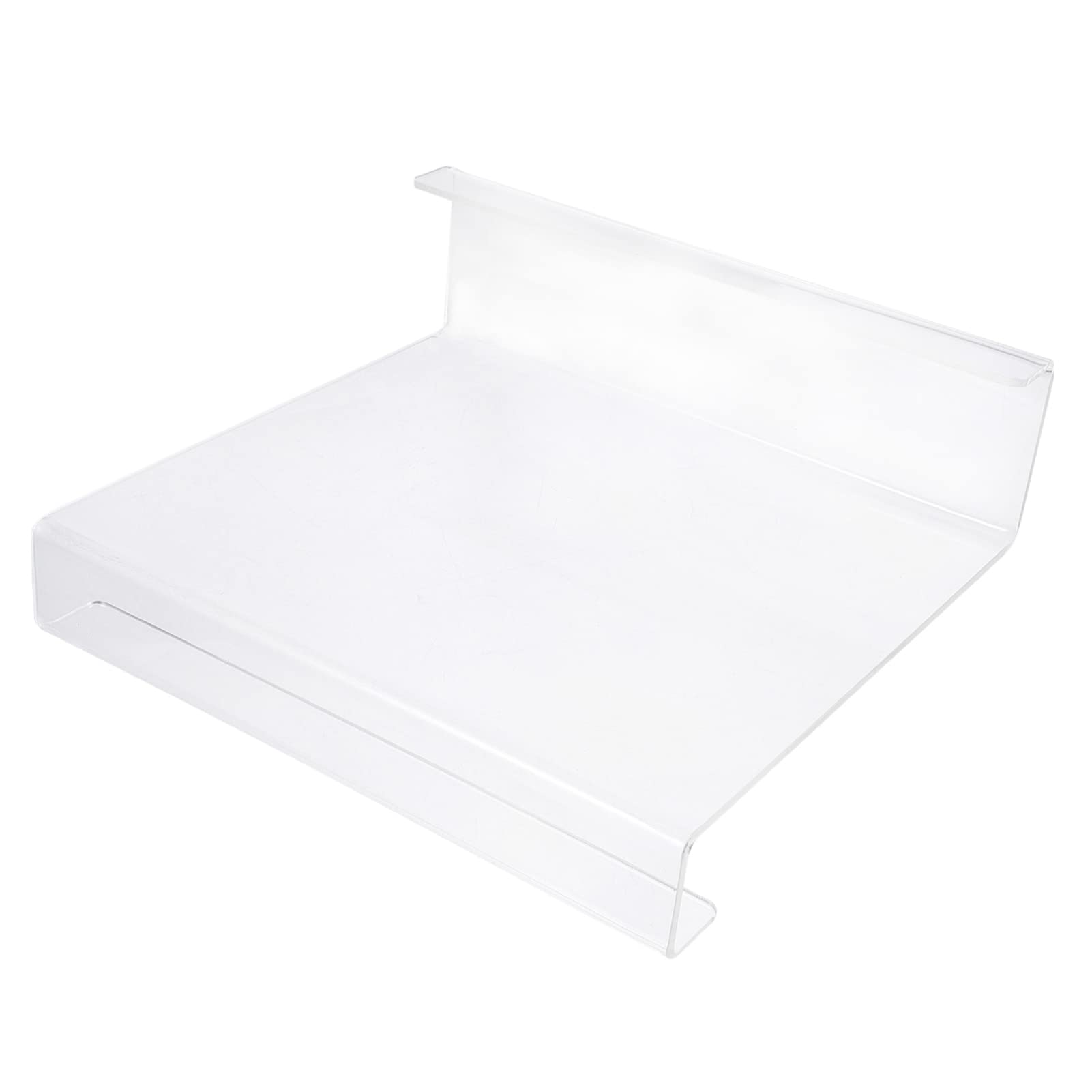 GAROZATION Adjustable Tablet Holder Clamp Mount Acrylic Reading Stand for Ebooks Study Bookshelf