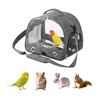 ZHYUAN Leichter Rucksack für Papagei,Haustier-Reisetasche für Papageien,Vogel-Tragetasche,Tragetasche für Papageien,Tragbare Vogelträger Reisetasche,Rucksack für Vögel mit Holzstab Kleine
