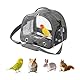 ZHYUAN Leichter Rucksack für Papagei,Haustier-Reisetasche für Papageien,Vogel-Tragetasche,Tragetasche für Papageien,Tragbare Vogelträger Reisetasche,Rucksack für Vögel mit Holzstab Kleine
