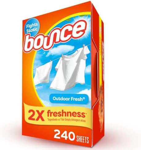 Bounce Outdoor Fresh Fabric Softener Sheets 240 Count