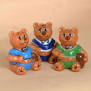 Candles - Christmas Bear with a Barrel