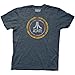 Ripple Junction Atari Distressed Logo in Circles Adult T-Shirt Medium Heather Navy