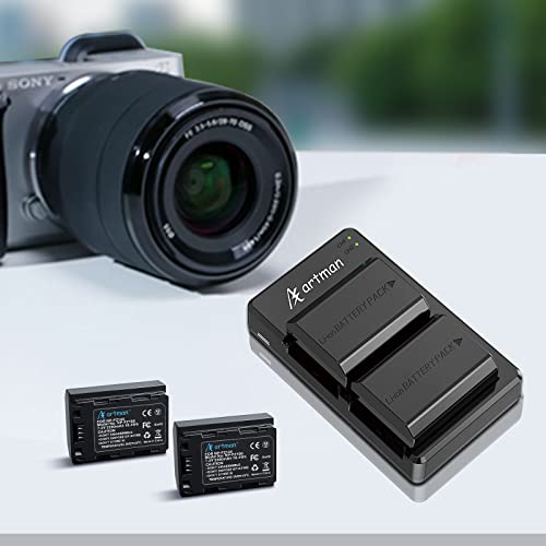 Artman Np-Fz100 Battery And Dual Usb Charger For Sony Z Series Alpha A7 Iii A7 Iv A7R Iii A7R Iv A7S Iii A7C, A6600, A9 A9Ii A9R A9S A7R3, Fx3, A1 Camera (2280Mah) #TOP5