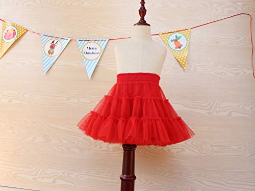 Baby Tutu Skirt Toddler Little Girls'ballet Dance Tulle Skirt 1-10T Red #TOP4