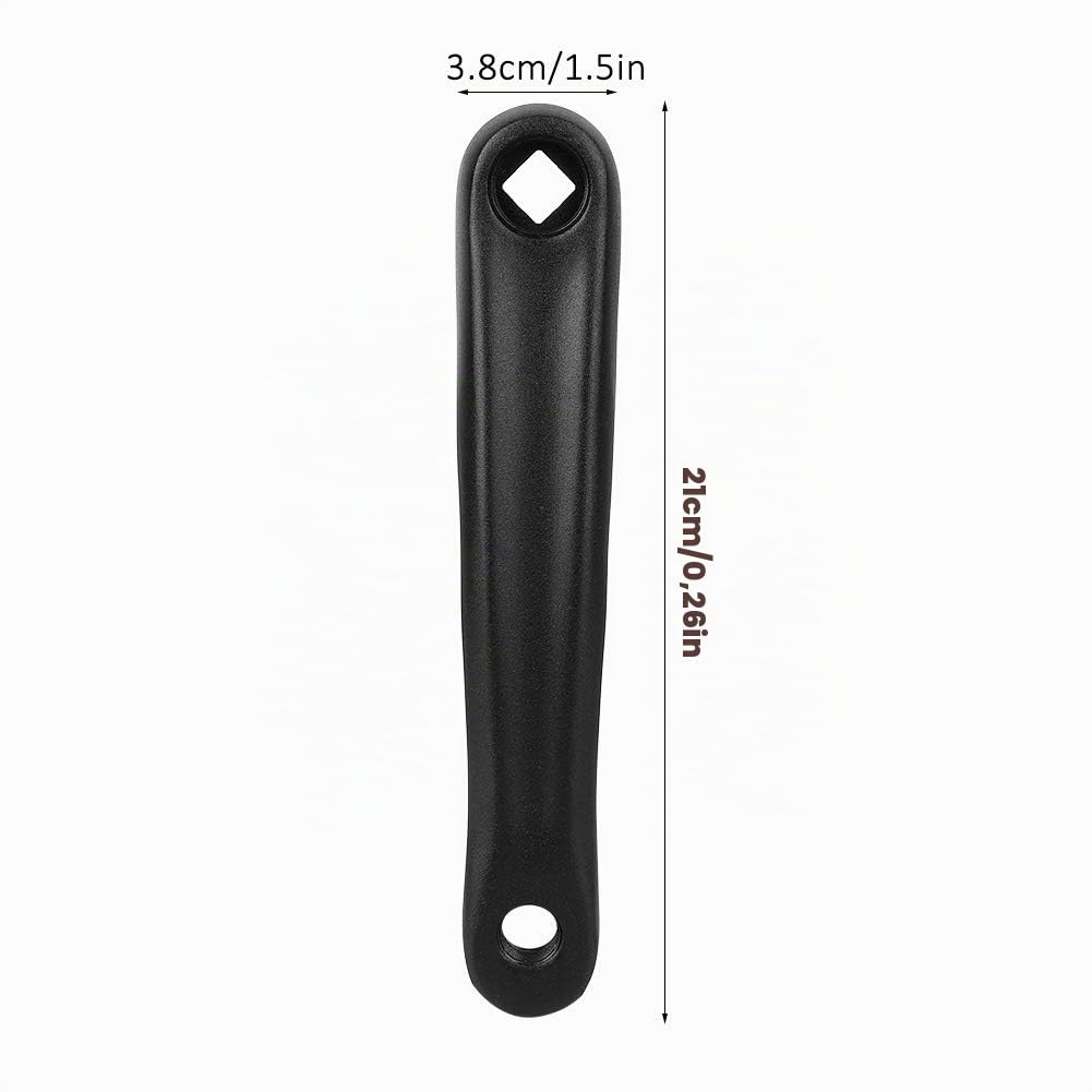 210mm Manovella per Bicicletta Elettrica - Diamantata, Alta qualità, Leggera e Adatta a Diverse Bici