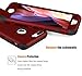 DUDETOP Compatible for iPhone 8 Case,iPhone 7 Case with Tempered Glass Screen Protector,3 Layer Hybrid Heavy Duty Shockproof Anti Slip Full-Body Protective Phone Cover for iPhone 8/7,Red