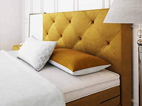 Betten Jumbo Prince Boxspringbett 200x200 cm 7-Zonen TFK Härtegrad H4 und Pocket Air Topper | Farbe Coffee-Braun – Bild 7