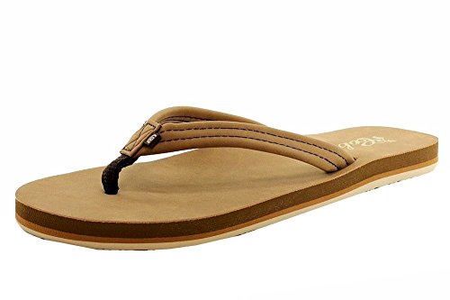 cobian Women's Pacifica Flip Flop, Tan, 8 M US