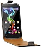 Swiss Charger SCP10115 Etui en cuir pour Archos 53 Platinum Noir