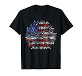 American Flag Firework T-Shirt