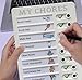 My Chores Kids Daily Responsibility Chart, White Plastic Board, 12x20cm, 10 Task Tracking Cards, Visual Schedule Checklist for Children, Reusable Behavior Tracking System