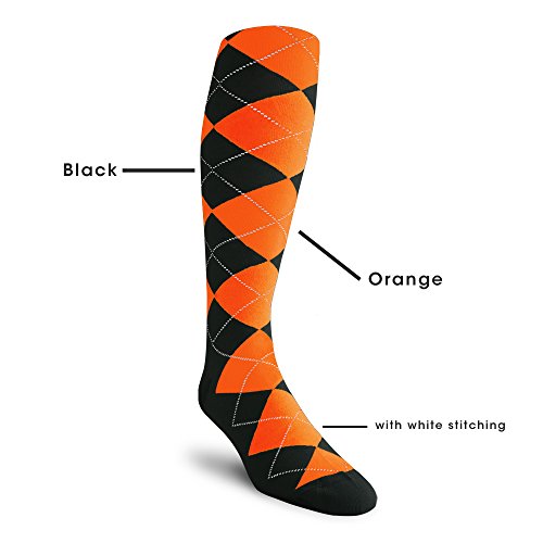 Colorful Knee High Argyle Cotton Socks For Men Women and Youth (AA-ZZ)2