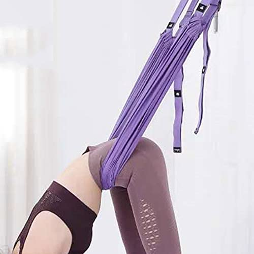 Cinghie Yoga 1 pz. Corda da trazione Cinghia Yoga Aerea Amaca Porta oscillante Flessibilità Stretching Gamba Fascia per barella per Ba (Verde)