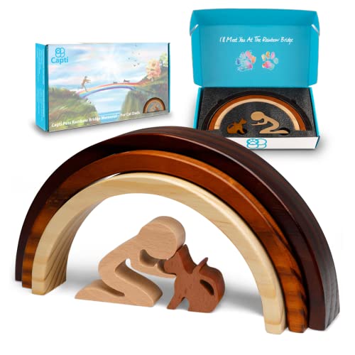 Capti Rainbow Bridge cat memorial gift