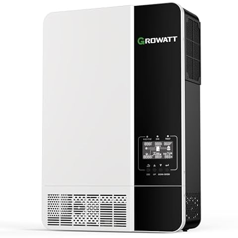 GROWATT 3500W Hybrid Solar Inverter 48V DC to 120V AC Pure Sine Wave — $699.00 (13% off)