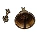 WingPower Tibetan Buddhist Meditation Bell and Dorje Set, Nepal Dharma Objects Enlightenment Bell,Handmade Meditation Altar Ritual Yoga Vajra Bell (12.5 x 6.5cm)