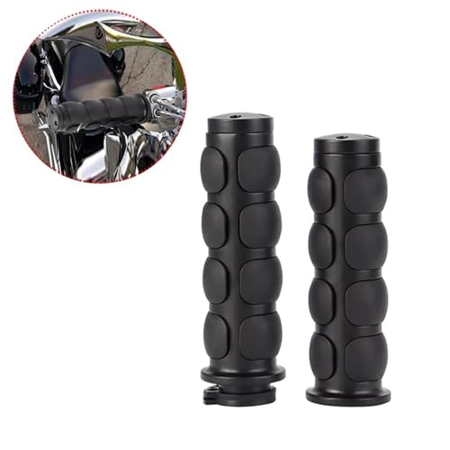 Poignées d'extrémité de barre moto en alliage durable pour custom - 4
