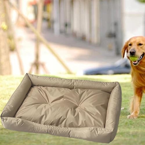 Tapis de cage pour chiot haut de gamme imperméable teinte or