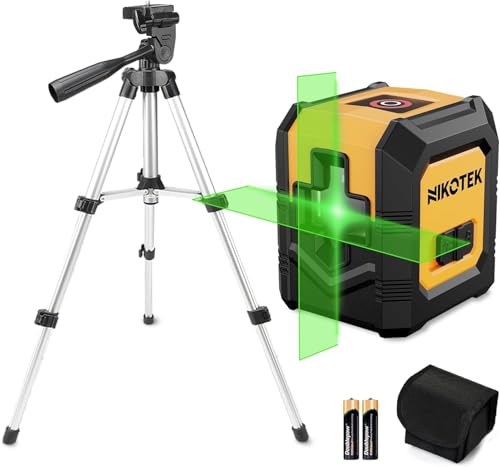Nikotek Laser Level with Tripod, Self-Leveling Green Beam...