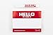 Montana Hello my name is.. Pegatinas Marker Pack Red by Montana Cans