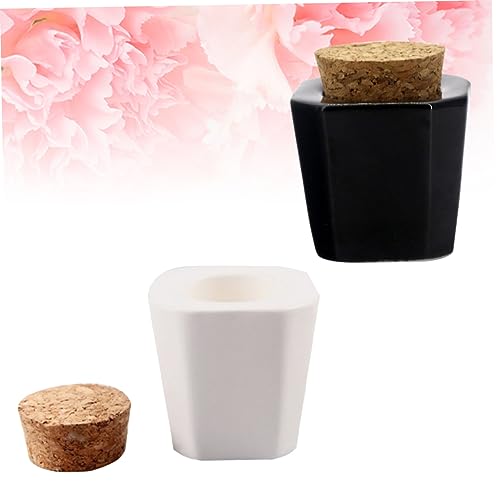 2 piezas tazas líquidas para arte de uñas para manicura miniatura 4