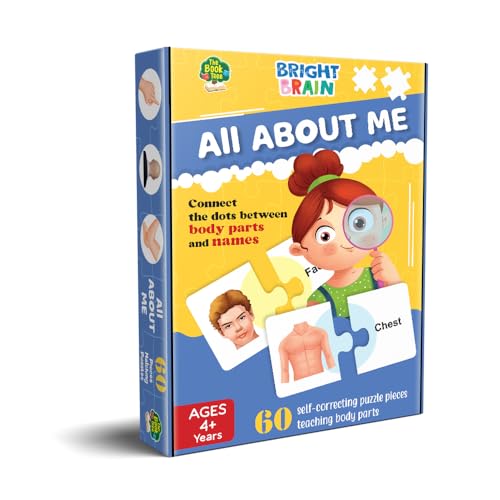 Image of The Book Tree All About Me Puzzle for Kids | 60 Self-Correcting Body Parts Puzzle Pieces | Human Body Learning Toy for Toddlers & Preschoolers Age 4+ | Educational Gift for Boys & Girls