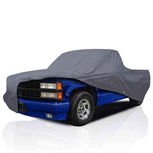 short truck bed cover - 5 Layer Semi Custom Full-Size Truck Car Cover for Chevrolet C1500 1990-2000 Standard Cab Pickup 2-Door Short Bed, All Weather Protection Breathable Scratch, Dust, Snow Shield