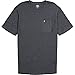 IZOD Men's Saltwater Soft Wash Pocket Crew T-Shirt, Black, Large