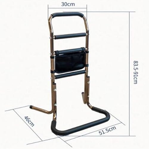 Stand Assist Aid for Elderly, Adjustable Standing Mobility Aid Couch Chair Standing Assist Cane Ergonomic Safety Support Handle with Storage Pocket Mobility & Daily Living Aids - Image 3