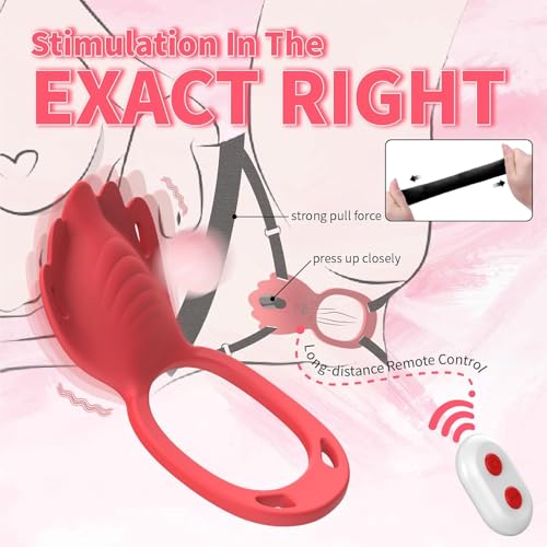 Wearable 2025 Wireless Portable Control On Pantie vibratiers for Date Night Remote Panties Remote Control Virabtor Underwear for Women RIK87 (Red1)4