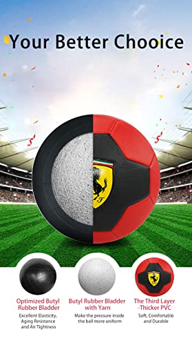 Dakott Ferrari No. 3 Mini Size 7.5 Inches Limited Edition Soccer Ball, Designed To Hold Pressure Soccer Ball Durable & Premium Overpowered Soccer Ball | Made For Adults & Youths #TOP3