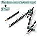 Mr. Pen- Compass for Geometry, Black, Compass with Pencil, Drawing Compass Drawing Tool, Math Compass, Drafting Tools, Drawing Tools, Geometry Compass, Circle Drawing Tool, Geometry Set
