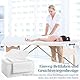 CACAZI Massage-Gesichtswiegenbezüge, 100 Stück Einweg-Gesichtsauflagen-Abdeckungstücher aus weichem Vliesstoff für Massagetisch- und Massagebank-Kopfstützen (50+50Pcs)