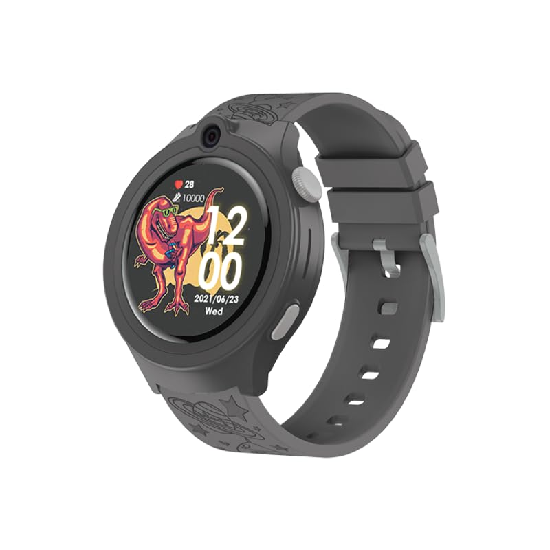 BEMI Moki Smartwatch dla dzieci 4G LTE z GPS, wideorozmowami, SOS i GEO-ogrodzeniem, ekran dotykowy 1,32 cala, IP67, Nano SIM, 550 mAh, fioletowy