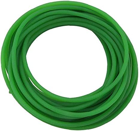 Beduan PU Transmission Round Belt 6mm OD High-Performance Urethane Belting Green for Conveyor Bonding Machine Dryer 16.4 Ft