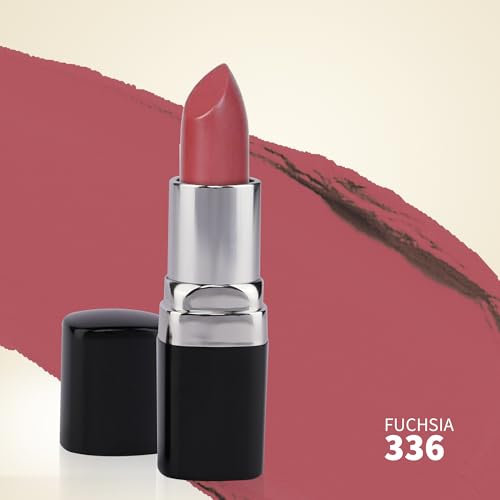Image of Barva Natural & Moisturising Lipsticks Made Using Pure Ghee, Kokum Butter And Mineral Colours, 4.3g (Fuchsia 336)