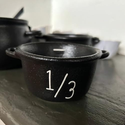 Caldero negro compacto para caramelos que decora casas encantadas 3
