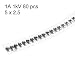 sourcing map Diodo rectificador SMD 1A 1000V Diodos de Silicio electrónicos 80pcs...