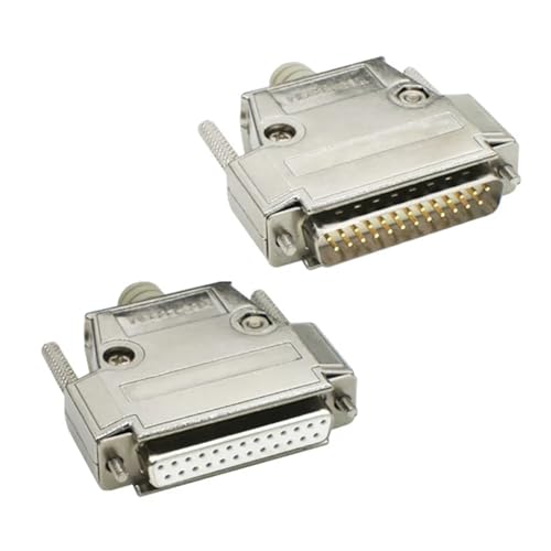 Connecteur DB25 mâle anti interférence avec boîtier en métal pour atelier de test