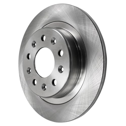 Image of Detroit Axle - Rear Brake Rotors for Chevy Malibu Equinox Buick LaCrosse Regal Sportback TourX Envision GMC Terrain Replacement Brakes Rotors: 11.34 inch inch Rotor