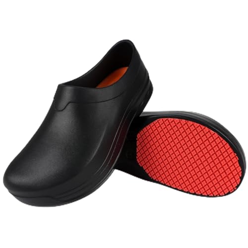 LIPROFE Unisex Work Shoes - Professional Oil Water Resistant Nursing Chef Shoe