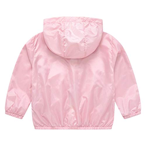 Rainbow Zipper Sun Protective Jackets for Kids Toddler UV Protection Sun Shirt Cooling Athletic Hooded Rash Guard3