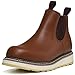 HANDROCK Slip-on Soft Toe Work Boot for Men, SURETRACK Leather Slip Resistant Durable Breathable Work Boot 84985 (H84985 / 9.5EE)