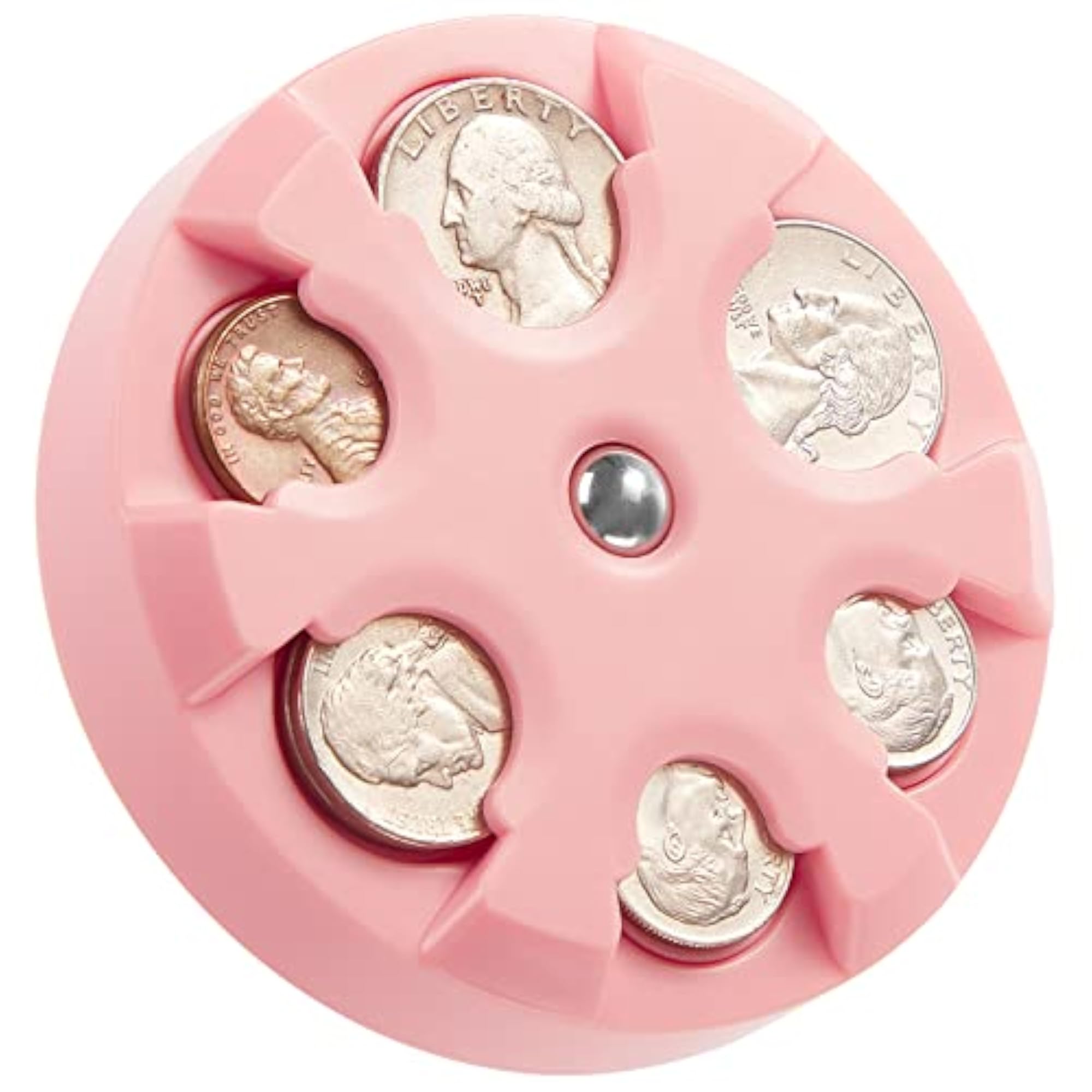 Portable Coin Change Organizer, Universal Coin Storage Holder