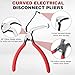 Electrical Disconnect Pliers, Electrical Connector Separator Tool, Automotive Electrical Connector Pliers and Line Clip Remover Tools for Cars, Trucks Repair with Rapid Disconnector (4 Pcs Set)