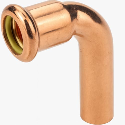 Westco - Prensa de codo de gas de 90 grados Westco de 15 mm, accesorio de prensa de cobre para curvas de tuberías seguras en sistemas domésticos y comerciales